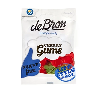 Afbeelding van deBron Cherry Gums Suikervrij