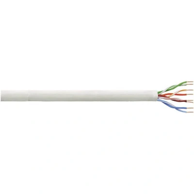 Afbeelding van LogiLink CQ2100U Netwerkkabel CAT 6 U/UTP 4 x 2 0.25 mm² Grijs 100 m