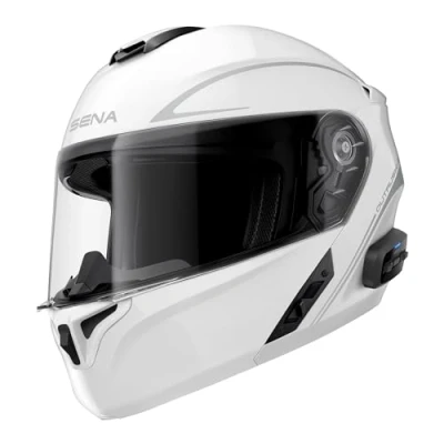 Afbeelding van Sena Helmet Outrush R 2206 White L Maat Helm