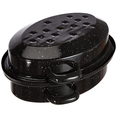 Afbeelding van Wildbraadpan 26cm ovaal emaille Krüger