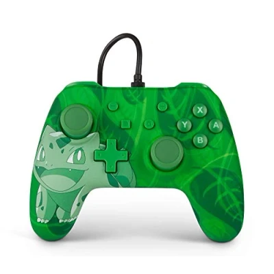 Image de Manette Nintendo Switch filaire PowerA Pokémon Total Bulbizarre