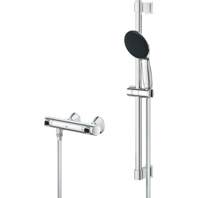 Afbeelding van GROHE QuickFix Precision Flow douchesysteem met thermostatische