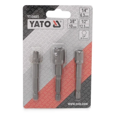 Afbeelding van YATO YT 04685 Bithouder 1/4, 3/8, 1/2