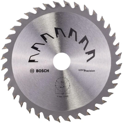 Afbeelding van Bosch Accessories Precision 2609256850 Hardmetaal cirkelzaagblad 140 x 20 mm Aantal tanden: 36 1 stuk(s)