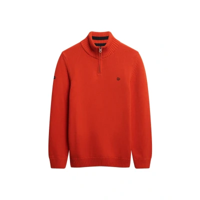 Afbeelding van Superdry HALF ZIP Trui, Heren, Maat: XL, Orange