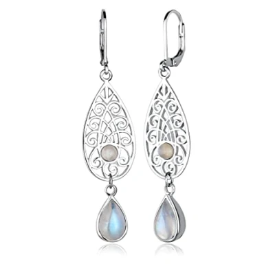 Afbeelding van Elli Orientalisch Oorbellen, Dames, Maat: One Size, Weiß