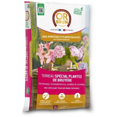 Afbeelding van Speciale grond voor heideplanten OF BRUIN OBRTSPDB20N 20 L
