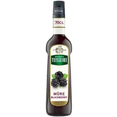 Afbeelding van Teisseire Blackberry siroop, professionele kwaliteit, 70 cl