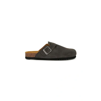 Afbeelding van Scholl NEW Clogs, Heren, Maat: 43, Grey Veloursleer