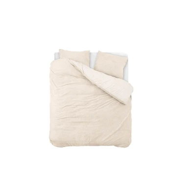 Afbeelding van Dekbedovertrek Teddy Lits jumeaux (240 x 200/220) Creme Koopjedeal.nl Altijd de beste deal