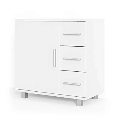 Afbeelding van Vicco Wastafelonderkast Ilias, Wit/Wit, 60 x cm