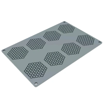 Afbeelding van Honingraat siliconen mal 300x200 Pavoni Gourmand GG047