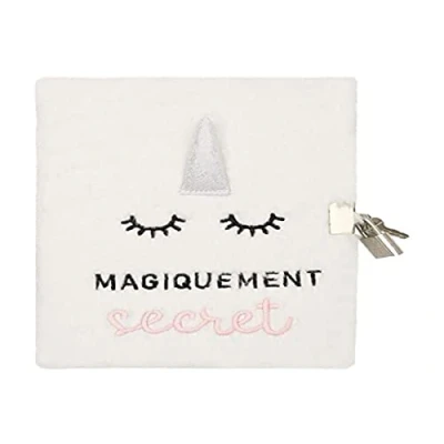 Image de Journal Intime Peluche Licorne Draeger Paris