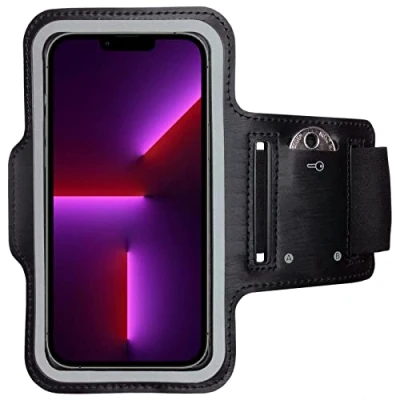 Afbeelding van CoverKingz Sportarmband voor Apple iPhone 14 Plus / Pro Max 13 Armband Smartphone, Sportaccessoires met Sleutelzak