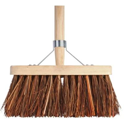 Afbeelding van Bezem natuurvezel 28 cm steel 140