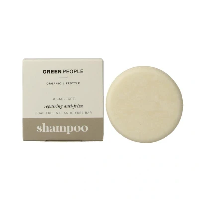 Afbeelding van Green People Geurvrije Herstellende Anti Frizz Shampoo Bar ontworpen om pluizig haar te verminderen