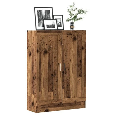 Afbeelding van vidaXL Boekenkast 82,5x30,5x115 cm bewerkt hout oud houtkleurig