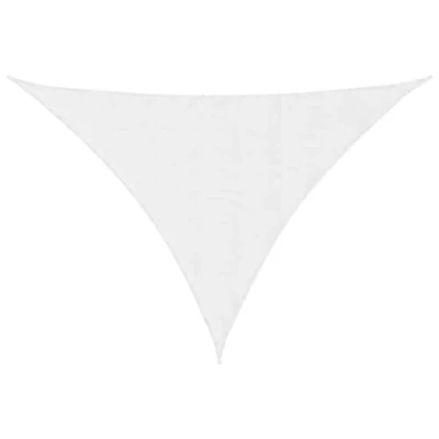 Image de vidaXL Voile de parasol tissu oxford triangulaire 4x5x5 m blanc