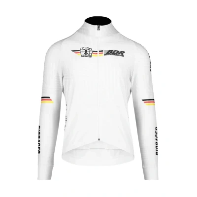 Afbeelding van Bioracer Fietsvest Wit Wielershirt, Heren, Maat: Large,