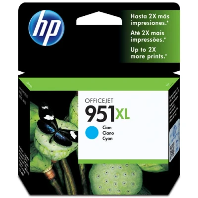 Afbeelding van HP 951XL originele high capacity cyaan inktcartridge (CN046AE)