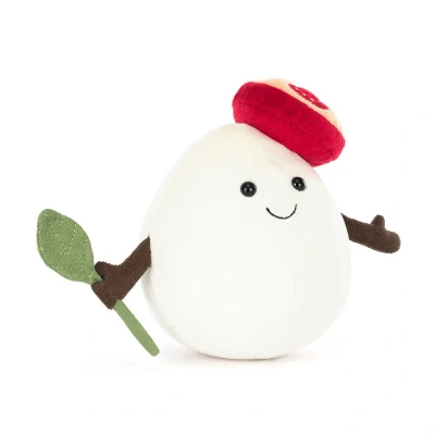 Afbeelding van Jellycat knuffel Mozzarella 14cm(Amuseables Mozzarella)
