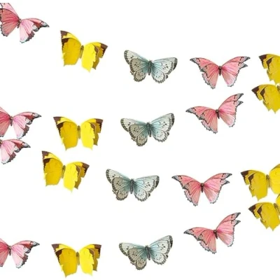 Afbeelding van Talking Tables Truly Fairy Vlinderslinger om op te hangen, 2,5 m, meerkleurig