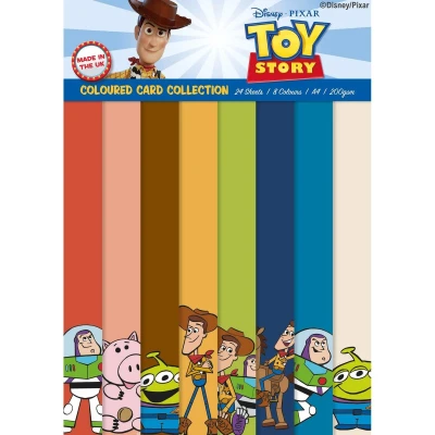 Afbeelding van Toy Story Coloured Card A4 Pack