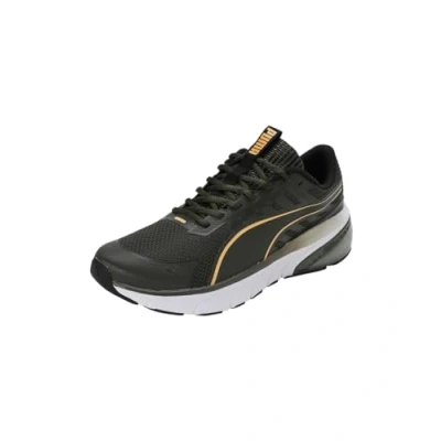 Afbeelding van Puma CELL Glare Unisex Trainingsschoen, Maat: 44.5, Dark olive/sun stream/black Textiel/ synthetisch
