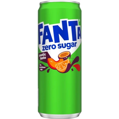 Afbeelding van Fanta Exotic No Sugar 24x33cl
