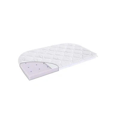 Afbeelding van Träumeland T030723 Brise Light bijzetbed met 2 afgeronde hoeken, 45 x 88 cm, wit