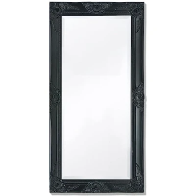 Image de vidaXL Miroir mural style baroque 100x50 cm noir243682