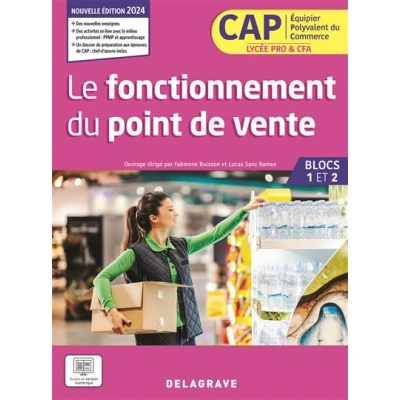 Image de Mon métier, mes compétences Le fonctionnement du point de vente CAP EPC 1re et 2e années (2024) Pochette élève