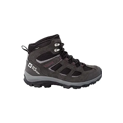 Afbeelding van Jack Wolfskin VOJO 3 Texapore MID W Outdoorschoenen, Dames, Maat: 40.5, Dark steel/purple Leer en textiel