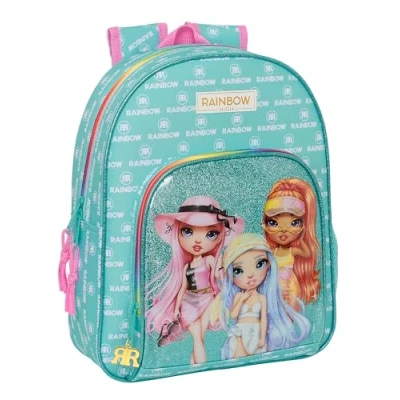 Afbeelding van Schoolrugzak Rainbow High Paradise Turkoois 28 x 34 10 cm