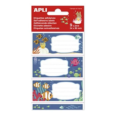 Afbeelding van agipa boeketiketten &quot;Meeresgrund&quot;, 36 x 81 mm