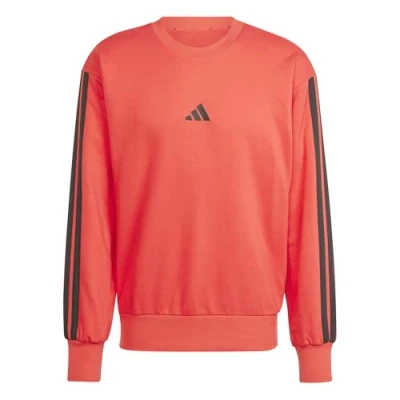 Afbeelding van adidas Sportswear Essential Three Stripes French Terry Sweater Alumina white, Heren, Maat: XS, white