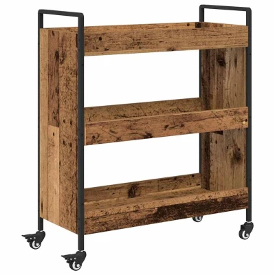 Afbeelding van vidaXL Keuken Trolley Oud hout 70 x 30 82 cm Bewerkt