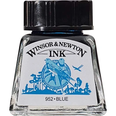 Afbeelding van WINSOR &amp; NEWTON inkt, 14 ml, blauw