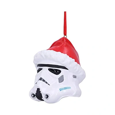 Image de Boule de Noël Figure d&#039;art Stormtrooper Santa Hat 8,3 cm