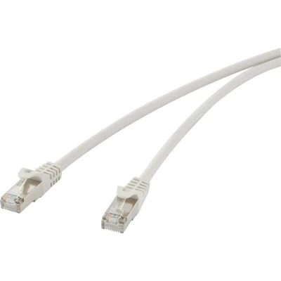 Afbeelding van Renkforce RF 4724276 RJ45 Netwerkkabel, patchkabel CAT 5e F/UTP 3.00 m Grijs Snagless 1 stuk(s)