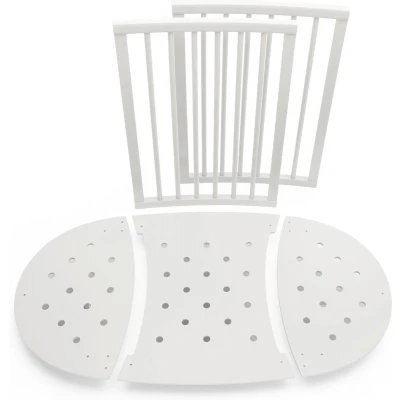 Afbeelding van Stokke Sleepi Bedverlenging, Wit Verander de Mini Wieg in een bed Geschikt voor kinderen tot 3 jaar Matras apart verkrijgbaar Verlengt het 127 cm