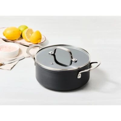 Afbeelding van ISENVI Victoria Forged keramische kookpan 20 CM RVS greep Antraciet Keramisch 100% PFAS, PTFE en PFOA vrij duurzaam Unieke Antiaanbaklaag Non stick bodem Geschikt voor alle warmtebronnen inclusief inductie