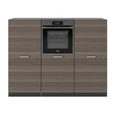 Afbeelding van Vicco Keukenblok R Line, Edel grijs/antraciet, 180 cm zonder werkblad