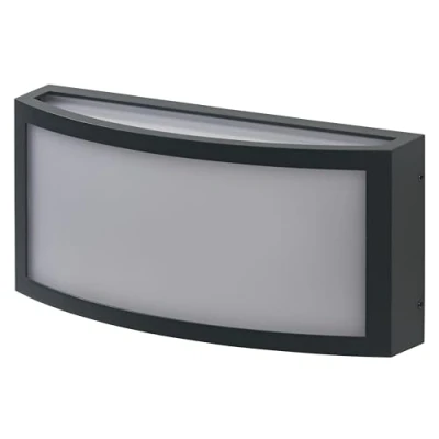 Afbeelding van LEDVANCE ENDURA CLASSIC CUADRA buitenlantaarn, wandlamp, E27 fitting, donkergrijs, aluminium, snelle en eenvoudige installatie, matte diffusor, IP65 beschermingsklasse, buitengebruik