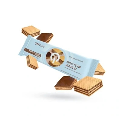 Afbeelding van Protein Wafer QNT 12 wafers Belgian Chocolate