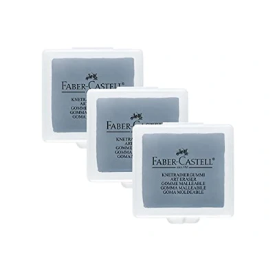 Afbeelding van Faber Castell 205004 127220 gum, 3 stuks, grijs