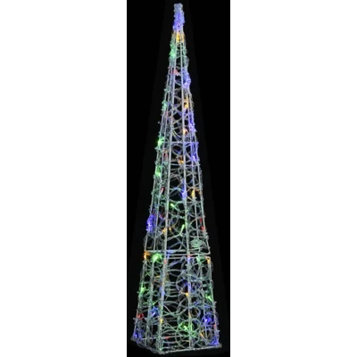 Afbeelding van Lichtkegel decoratief LED 90 cm acryl meerkleurig