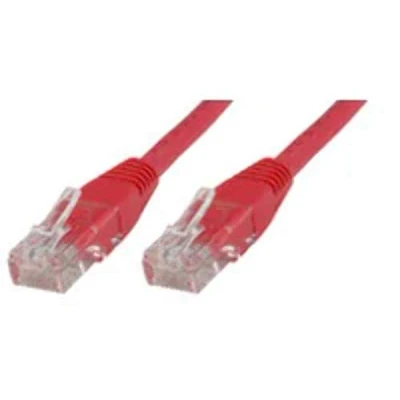 Afbeelding van MicroConnect U/UTP CAT5e 1M Red PVC Unshielded Network Cable, PVC, 4x2xAWG 26 CCA