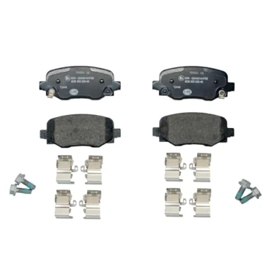 Afbeelding van HELLA 8DB 355 025 481 Remblokkenset Met akoestische slijtagewaarschuwing remzadelschroef toebehoren JEEP: Renegade Off Road, Compass
