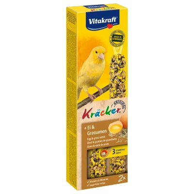 Afbeelding van Vitakraft Kanarie Kracker Ei 2 IN 1